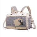 Pet Carrier Bag & Backpack – Nautical Breathable Linen