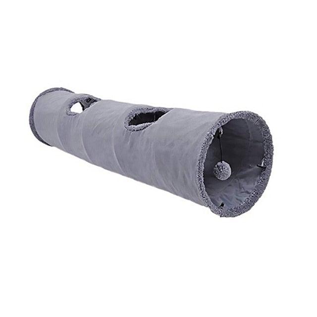 Foldable Cat Tunnel Toy – Interactive 2/3-Way Play Tube