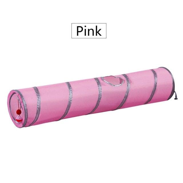 Foldable Cat Tunnel Toy – Interactive 2/3-Way Play Tube