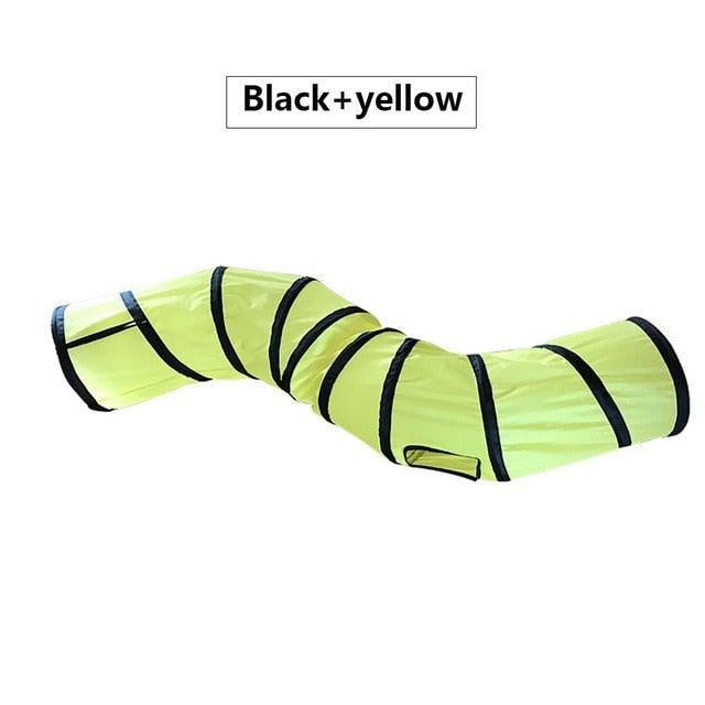 Foldable Cat Tunnel Toy – Interactive 2/3-Way Play Tube