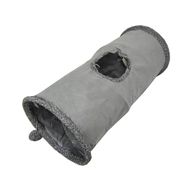 Foldable Cat Tunnel Toy – Interactive 2/3-Way Play Tube
