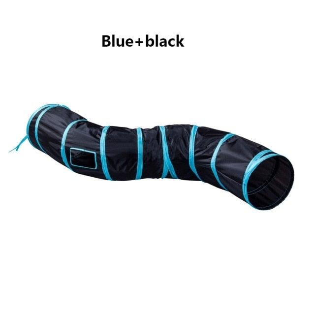 Foldable Cat Tunnel Toy – Interactive 2/3-Way Play Tube