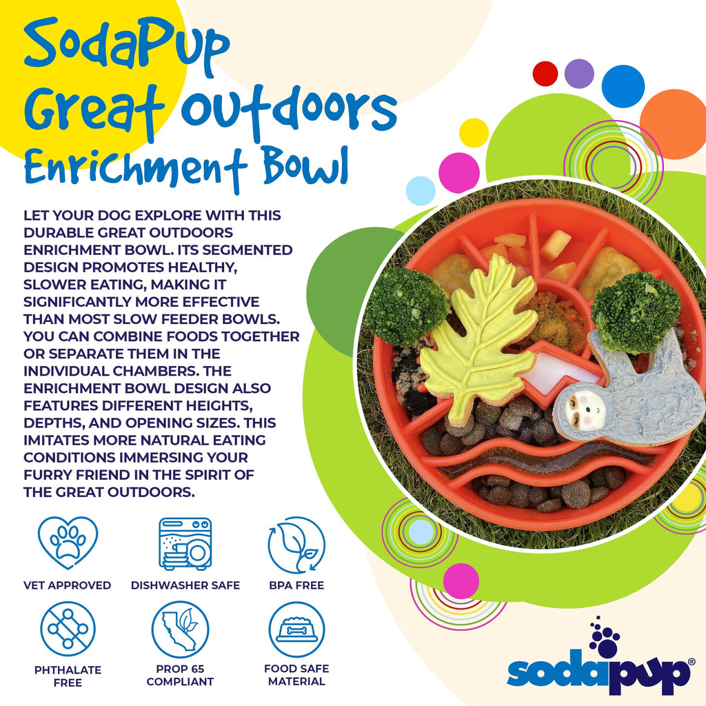 Slow Feeder Dog Bowl & Enrichment eBowl – USA Made