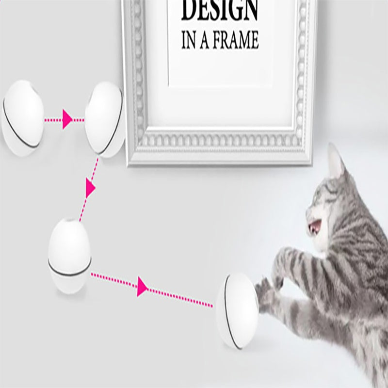 LED Laser Rolling Cat Toy Ball – Electronic Interactive