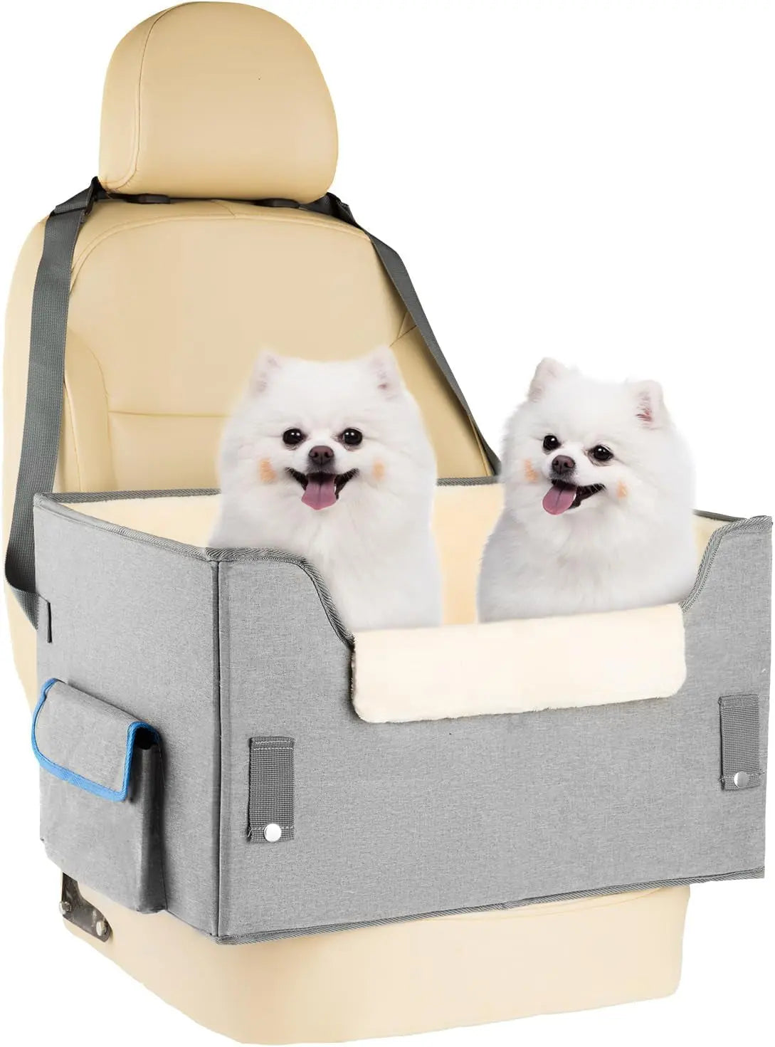 Dog Car Seat Booster Bed – Small Dogs & Cats Travel
