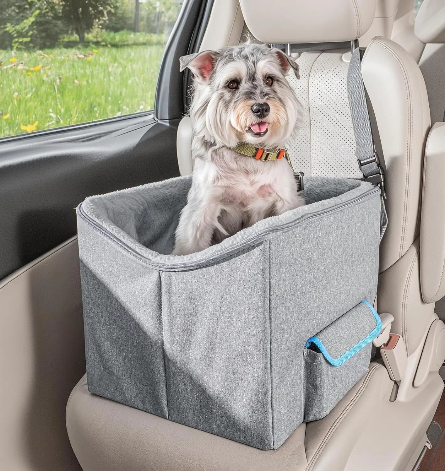 Dog Car Seat Booster Bed – Small Dogs & Cats Travel