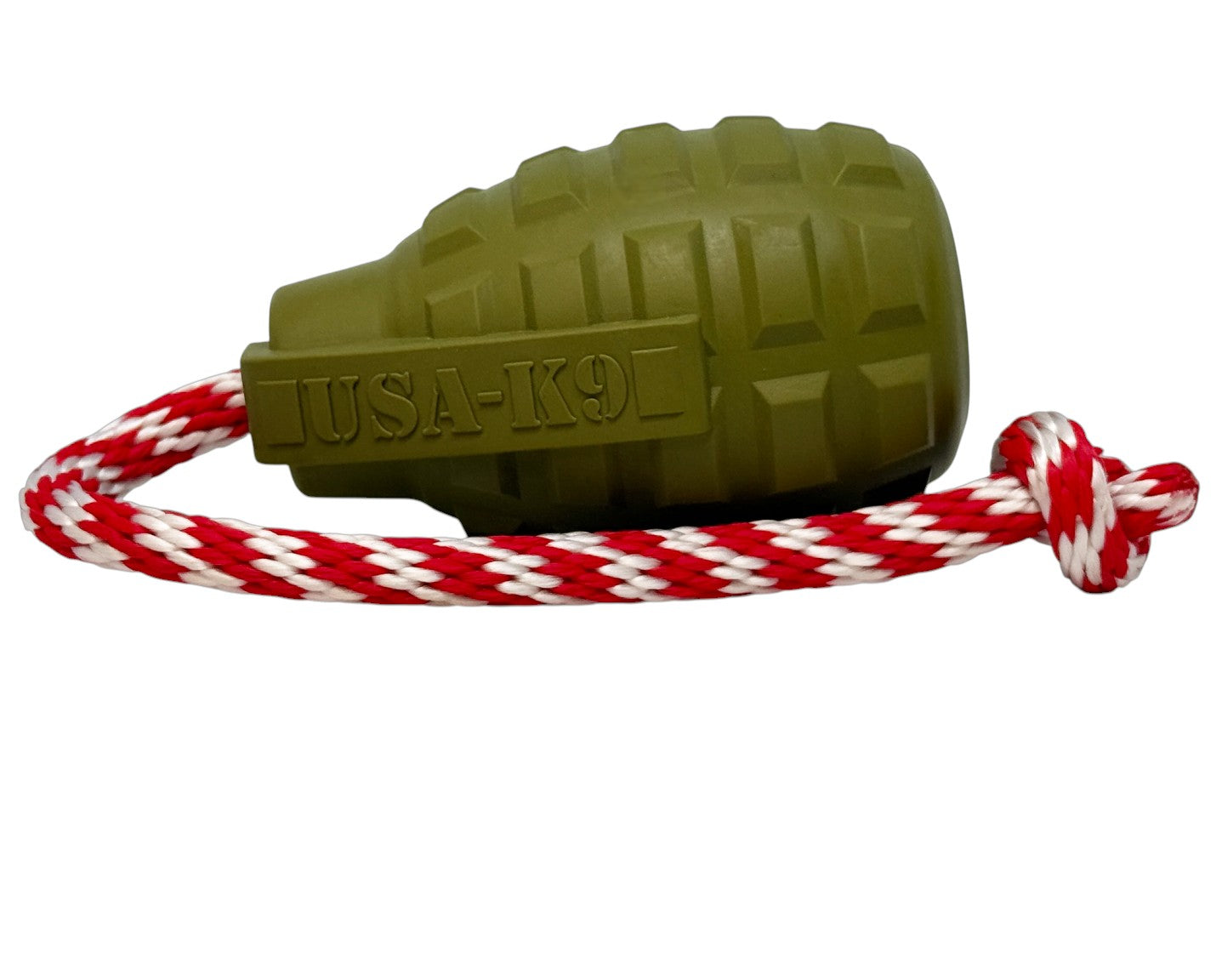 USA-K9 Grenade Dog Toy – Chew, Treat Dispenser & Tug