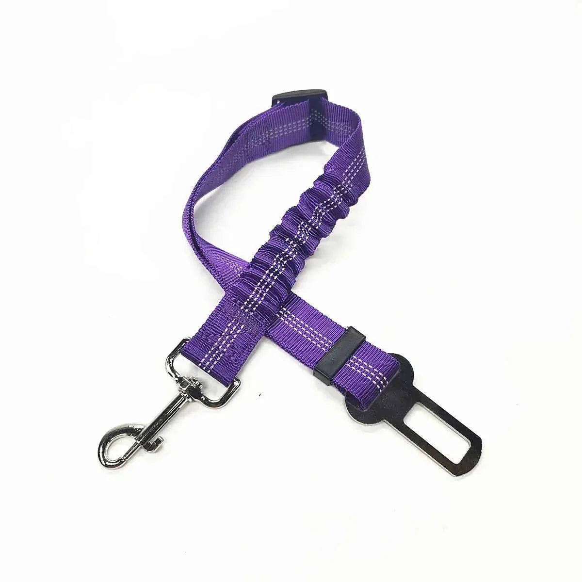Pet Car Seat Belt Harness – Adjustable Safety Clip