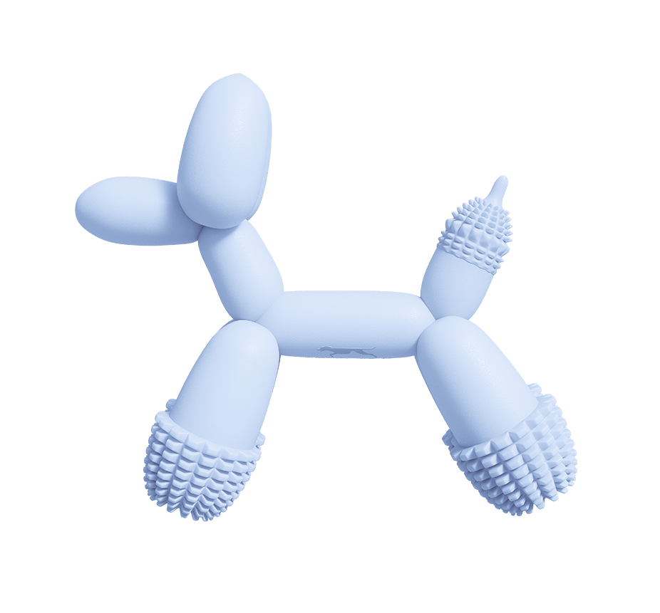 Balloon Dog Toy Blue - Trendify Pets