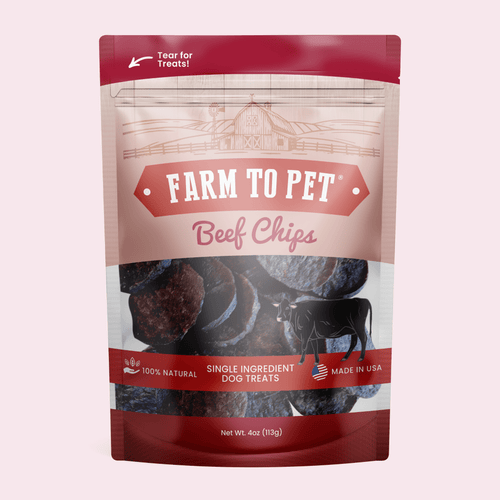 Beef Chips Dog Treats | Single-Ingredient Healthy Treats for Dogs - Trendify Pets