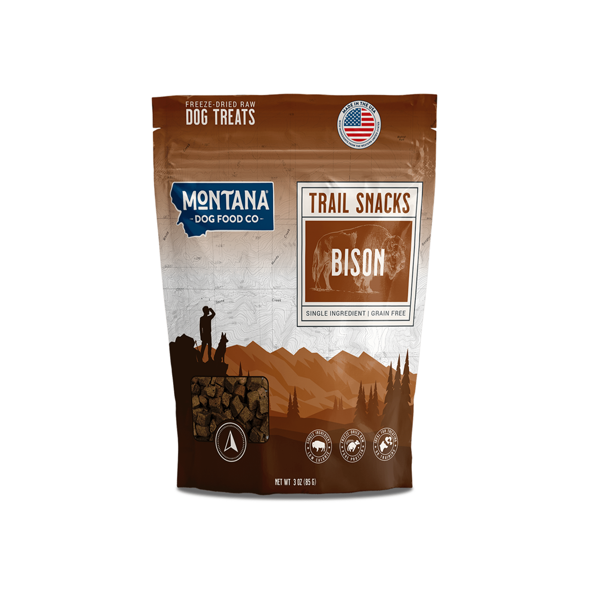 Bison Liver Freeze-Dried Raw Dog Treats | Montana Dog Food Co. - Trendify Pets