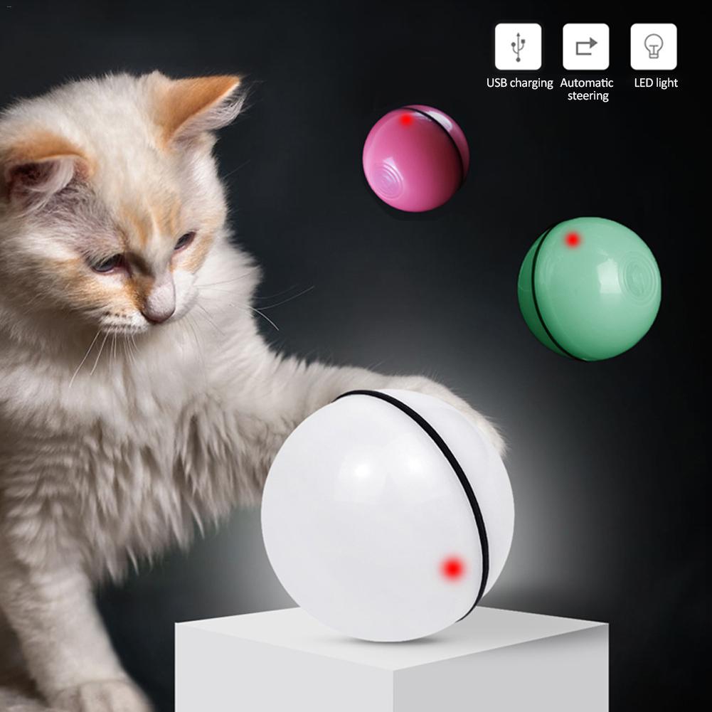 LED Laser Rolling Cat Toy Ball – Electronic Interactive