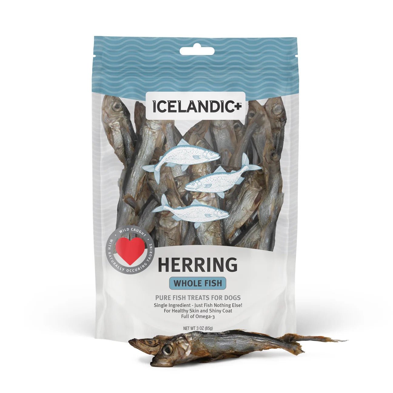 Icelandic Herring Whole Fish Dog Treats (3oz) - Trendify Pets