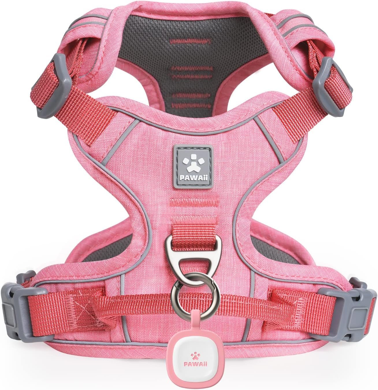 No Pull Dog Harness Reflective Adjustable Vest with ID Tag Small Dogs - Trendify Pets