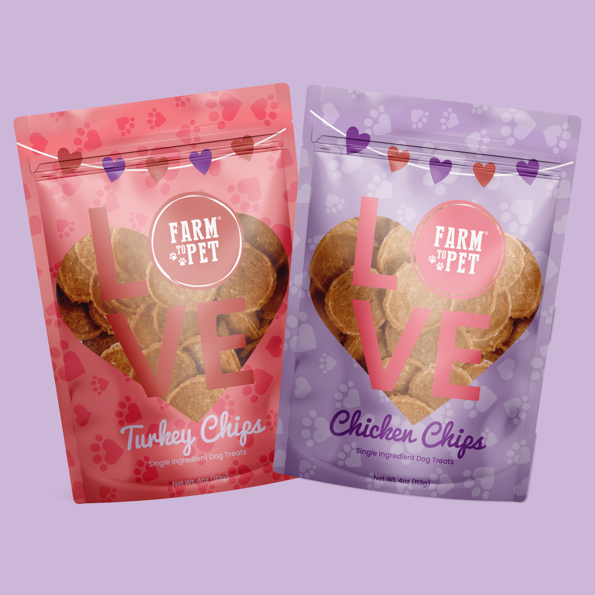 Puppy Love Dog Treat Duo | Poultry Chip Variety Pack - Trendify Pets