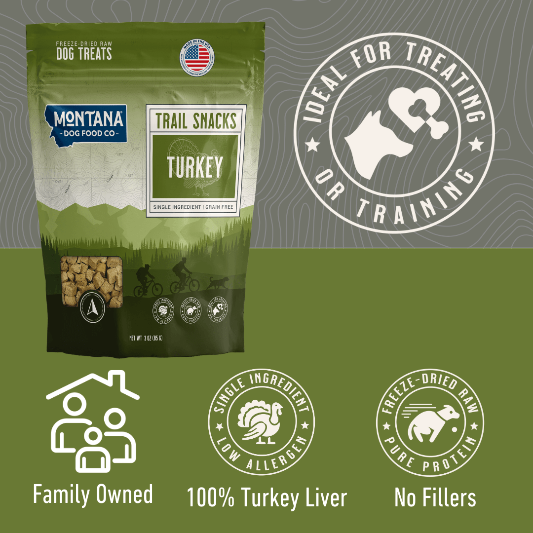 Turkey Heart Freeze-Dried Raw Dog Treats | Montana Dog Food Co. - Trendify Pets